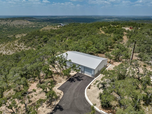 1785 Backbone Rdg, Wimberley, TX 78666 - view of subject property featuring a heavily wooded area