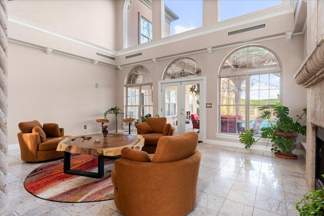 2604 Saratoga Dr, Austin, TX 78733 - building lobby with a high ceiling