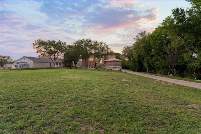 2604 Saratoga Dr, Austin, TX 78733 - view of front of home with a front yard