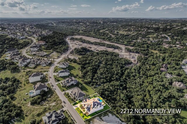 2212 Normandy Vw, Leander, TX 78641 - view of property location featuring property parcel outlined