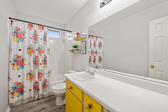 1320 Anna Palm Way, Round Rock, TX 78665 - bathroom with wood finished floors, vanity, and shower / tub combo
