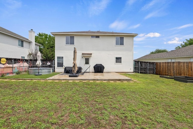 1320 Anna Palm Way, Round Rock, TX 78665 - rear view of house featuring a patio area and a fenced backyard