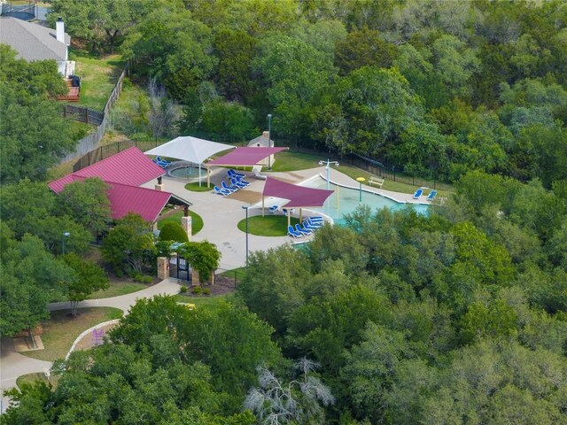 205 Talon Grasp Trl, Leander, TX 78641 - aerial view of a forest