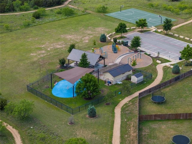 205 Talon Grasp Trl, Leander, TX 78641 - aerial view of a pool