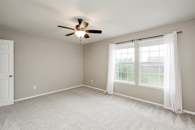 205 Talon Grasp Trl, Leander, TX 78641 - carpeted empty room featuring a ceiling fan and baseboards