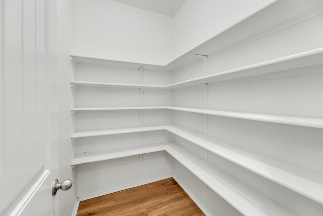 view of storage area