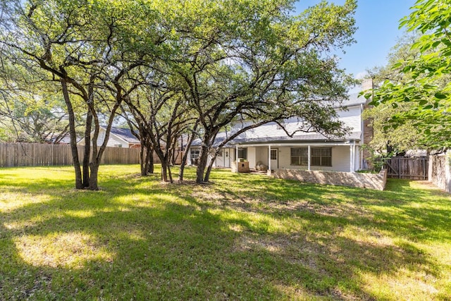 4007 Edgerock Dr, Austin, TX 78731 - view of yard