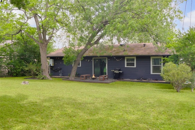 4906 Hilldale Dr, Austin, TX 78723 - back of house with a lawn