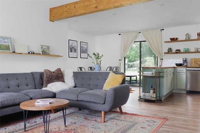 4906 Hilldale Dr, Austin, TX 78723 - living area featuring light wood-style floors