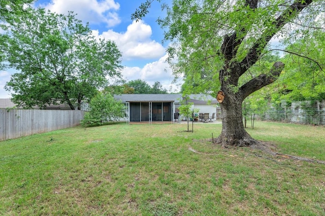 9811 Hansford Dr, Austin, TX 78753 - view of yard with a sunroom
