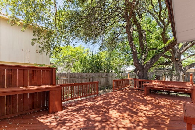 9216 Vigen Cir, Austin, TX 78748 - deck with a fenced backyard