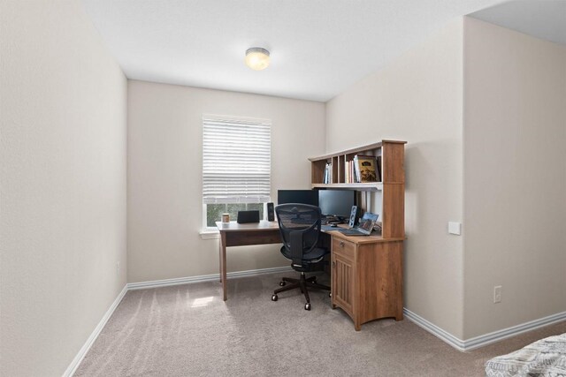 8058 Arezzo Dr, Round Rock, TX 78665 - office area featuring light carpet