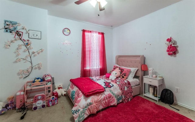 316 Carrington St, Hutto, TX 78634 - bedroom with carpet flooring and ceiling fan