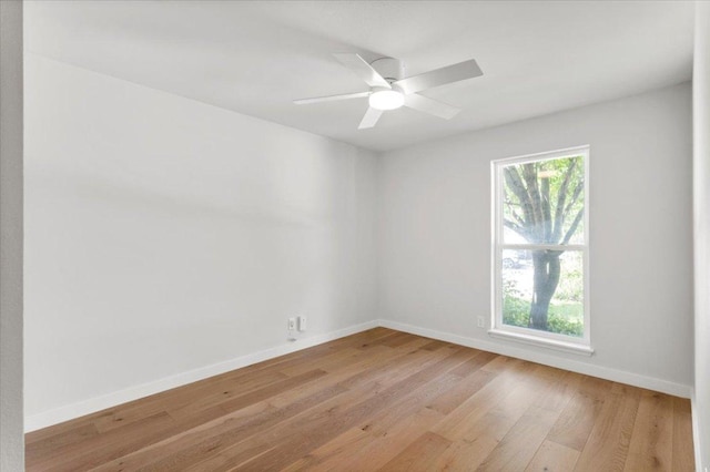 2312 Aldford Dr, Austin, TX 78745 - spare room with light wood-type flooring and ceiling fan