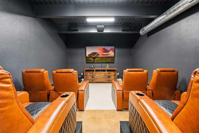 3500 River Oaks Dr, Kingsland, TX 78639 - home theater featuring a textured wall