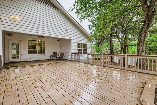 view of deck