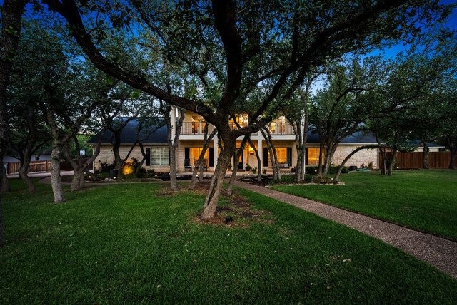 8909 Gallant Fox Rd, Austin, TX 78737 - rear view of property with a porch