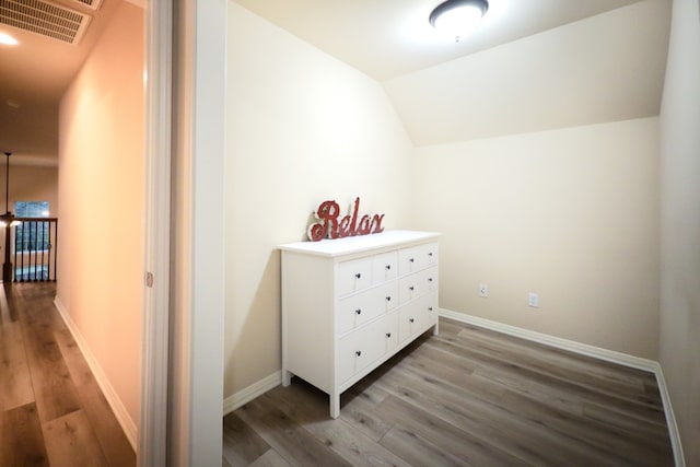 2702 Quiet Moon Trl, Cedar Park, TX 78613 - bonus room featuring wood finished floors and vaulted ceiling