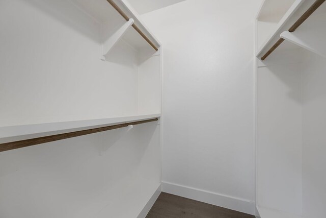 1204 W 51st St Unit 2, Austin, TX 78756 - walk in closet with dark wood finished floors