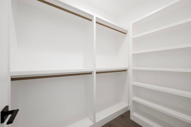 1204 W 51st St Unit 2, Austin, TX 78756 - walk in closet with dark wood finished floors