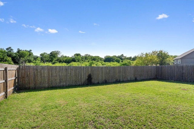 view of yard