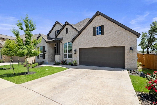 1220 Calendula Trl, Georgetown, TX 78628 - french country home with driveway and a garage