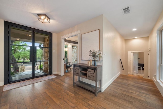 10305 Pickfair Dr, Austin, TX 78750 - entryway featuring wood finished floors and baseboards