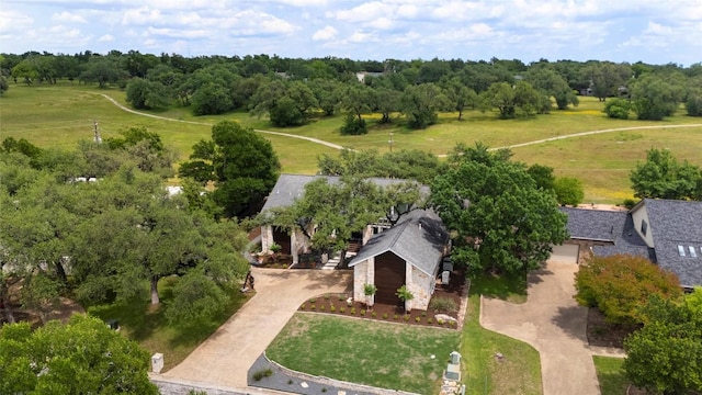 10305 Pickfair Dr, Austin, TX 78750 - view of subject property featuring a tree filled landscape