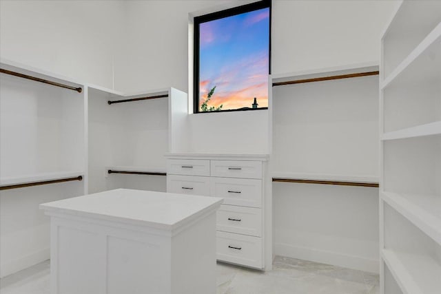 235 Canyon Turn Trl, Austin, TX 78734 - spacious closet featuring light marble finish floors