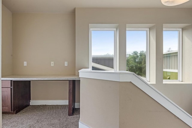 2621 Witsome Loop, Austin, TX 78741 - hall featuring carpet flooring and baseboards