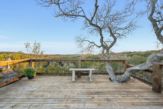 105 Valley View Trl, Comfort, TX 78013 - view of wooden terrace