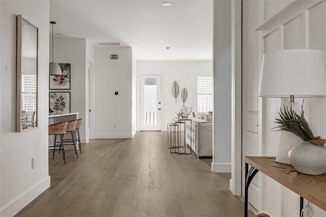 1809 Pasadena Dr, Austin, TX 78757 - corridor with wood finished floors and baseboards