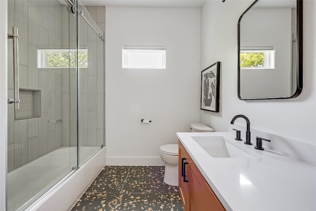 1809 Pasadena Dr, Austin, TX 78757 - full bathroom with vanity and enclosed tub / shower combo