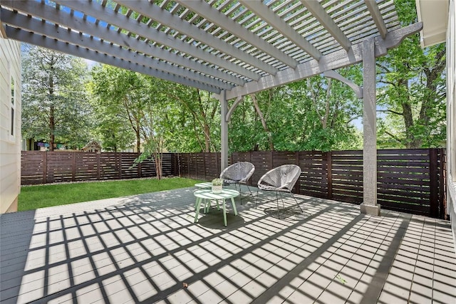 1809 Pasadena Dr, Austin, TX 78757 - fenced backyard with a patio area and a pergola