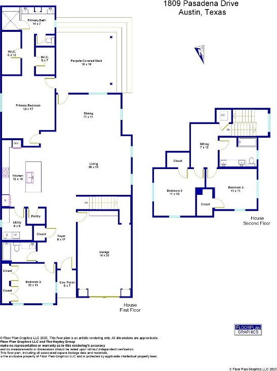 1809 Pasadena Dr, Austin, TX 78757 - view of home floor plan