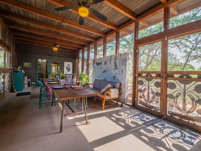 900 Pedernales Oaks Dr, Johnson City, TX 78636 - sunroom / solarium featuring a ceiling fan