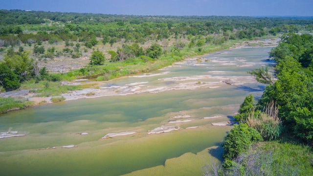 900 Pedernales Oaks Dr, Johnson City, TX 78636 - bird's eye view of a heavily wooded area and a large body of water