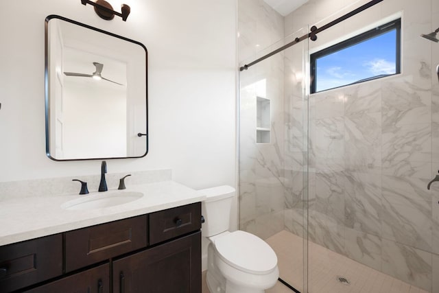 310 Apache Tears, Horseshoe Bay, TX 78657 - full bath with a shower stall, toilet, and vanity