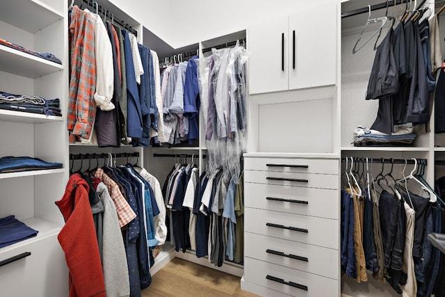 3417 Prairie Heights Dr, Leander, TX 78641 - spacious closet with wood finished floors