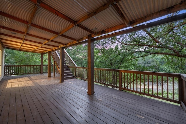 5804 Gentle Breeze Ter, Austin, TX 78731 - wooden terrace with stairs