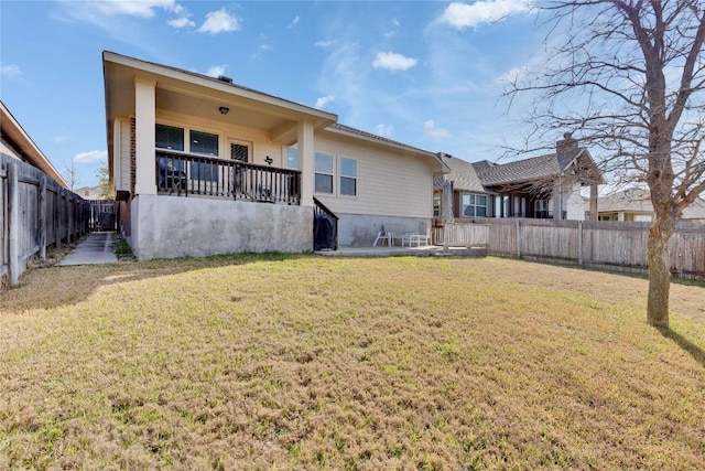 131 Mount Ellen St, Hutto, TX 78634 - view of rear view of house
