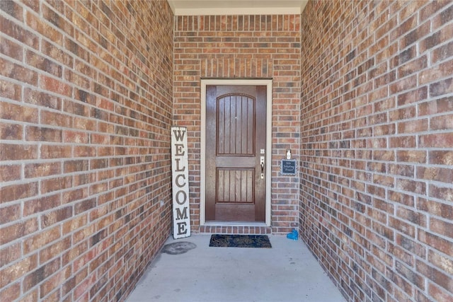 131 Mount Ellen St, Hutto, TX 78634 - view of exterior entry with brick siding