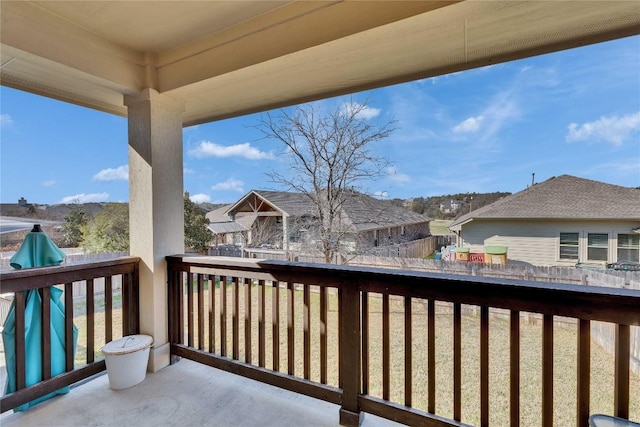 131 Mount Ellen St, Hutto, TX 78634 - balcony featuring a residential view