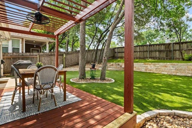 1121 Salem Park Ct, Austin, TX 78745 - deck with a pergola