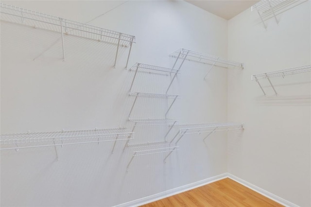 1012 Klondike Loop, Round Rock, TX 78665 - spacious closet featuring wood finished floors