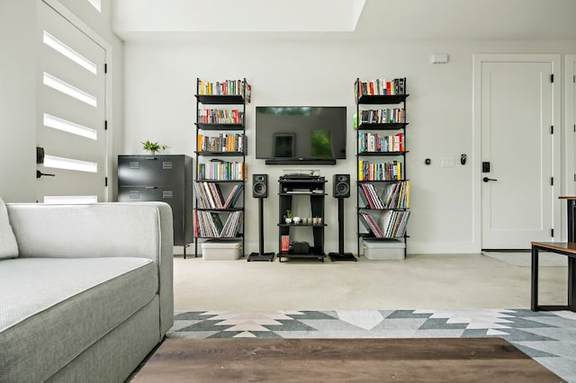 1405 Perez St Unit 2, Austin, TX 78721 - living room featuring carpet