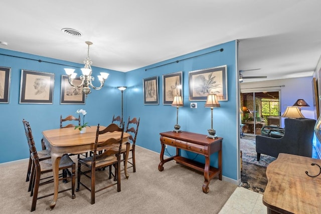 8017 Gault St, Austin, TX 78757 - dining room with a chandelier and baseboards