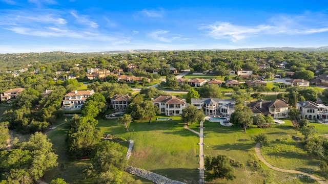401 Brooks Hollow Rd, Lakeway, TX 78734 - aerial overview of property's location featuring nearby suburban area