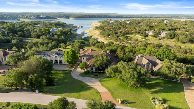 401 Brooks Hollow Rd, Lakeway, TX 78734 - aerial view of a large body of water