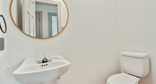 13918 Hummingbird Ln, Austin, TX 78732 - half bathroom with toilet and a sink